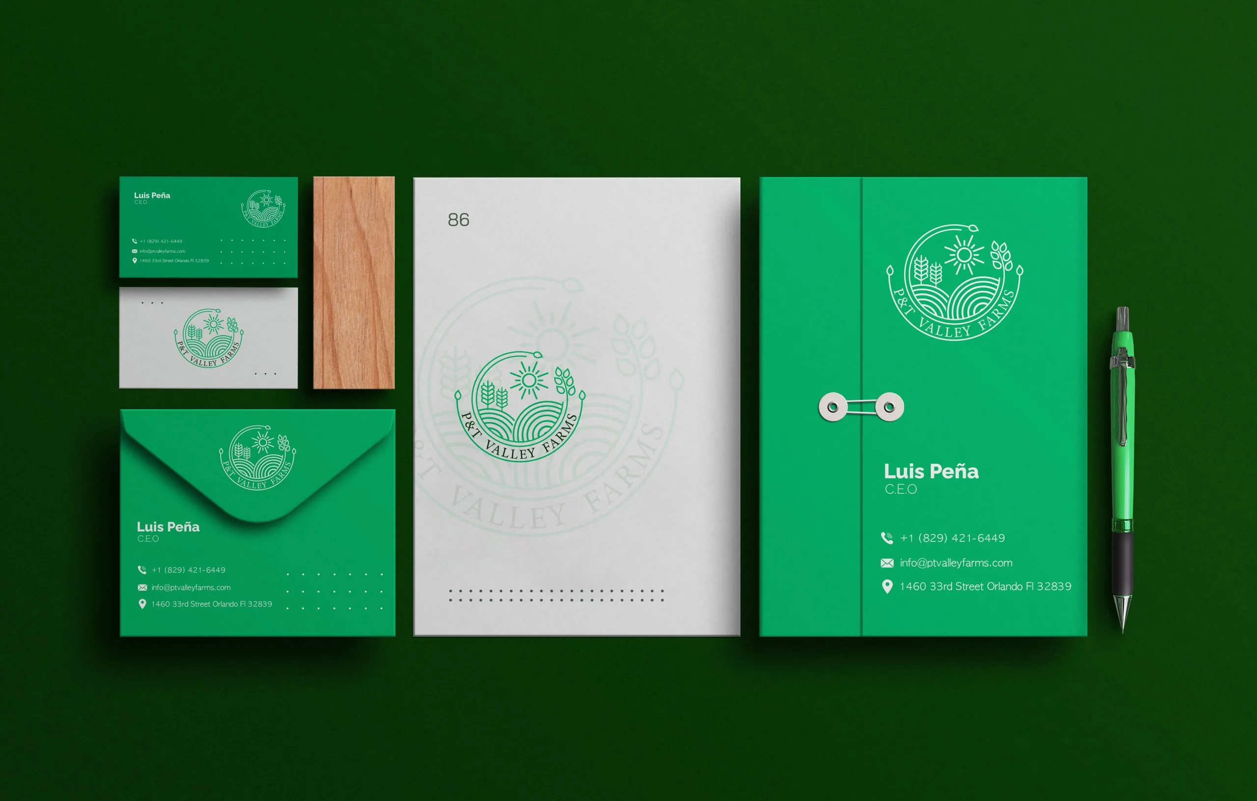 P&Amp;T Valley Farms - P&Amp;T Valley Farms - Yzzy Agency - Creative Agency - p&t valley farms - aug 25 white and green envelope 01 copia scaled - yzzy agency - digital agency