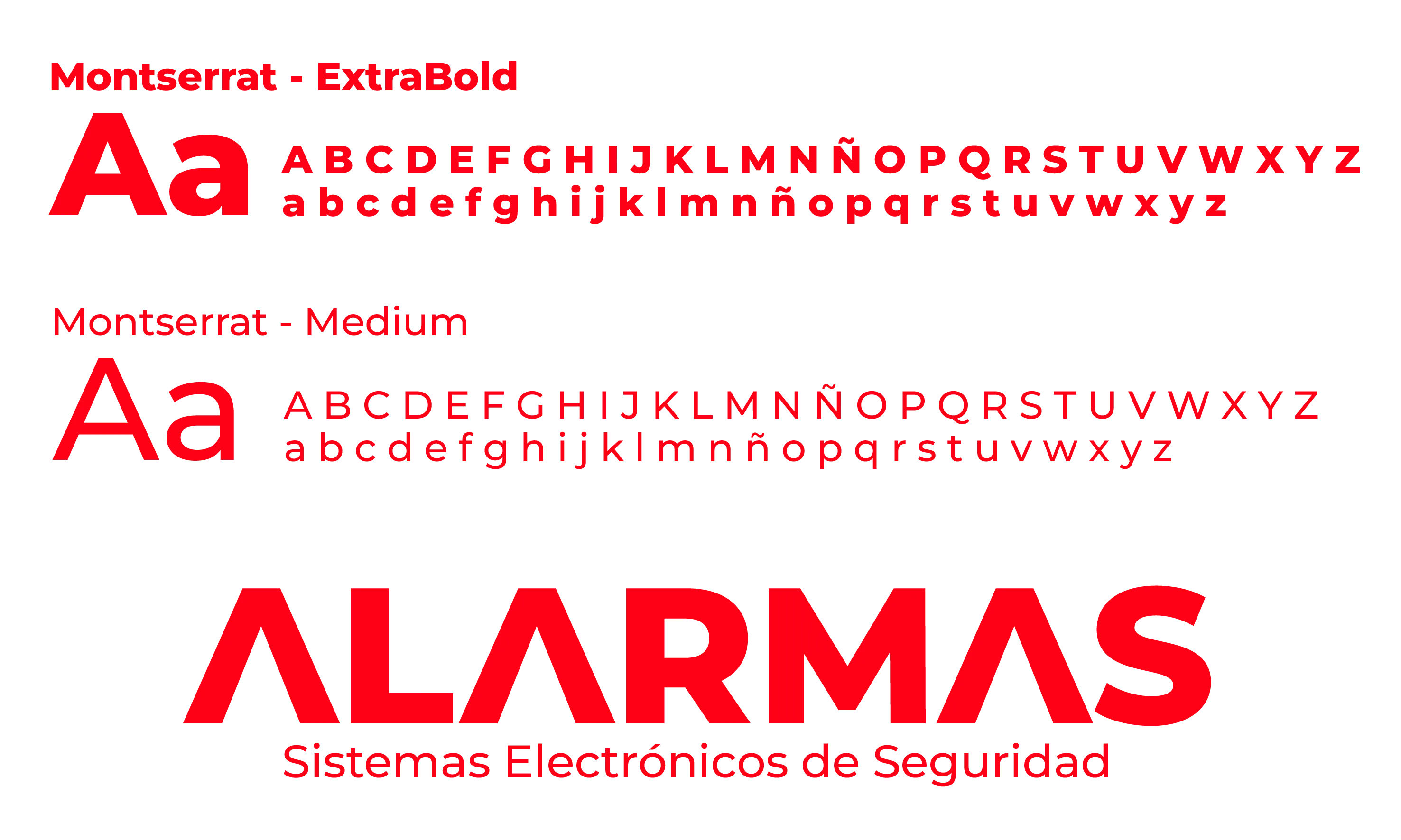 Alarmas Aaa - Alarmas Aaa - Web Design - alarmas aaa - fuentes - branding