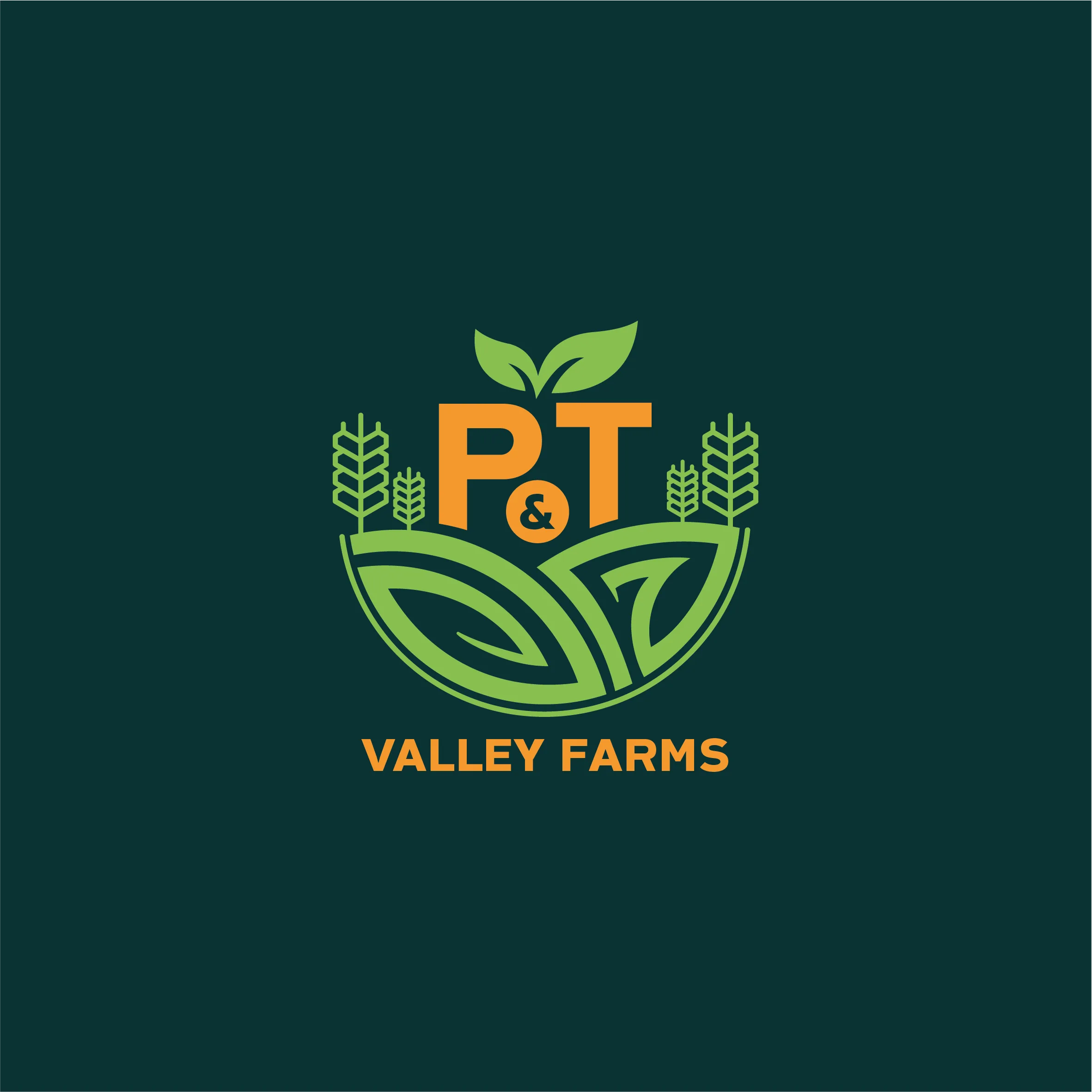 P&Amp;T Valley Farms - P&Amp;T Valley Farms - Yzzy Agency - Creative Agency - p&t valley farms - logos 01 - yzzy agency - digital agency