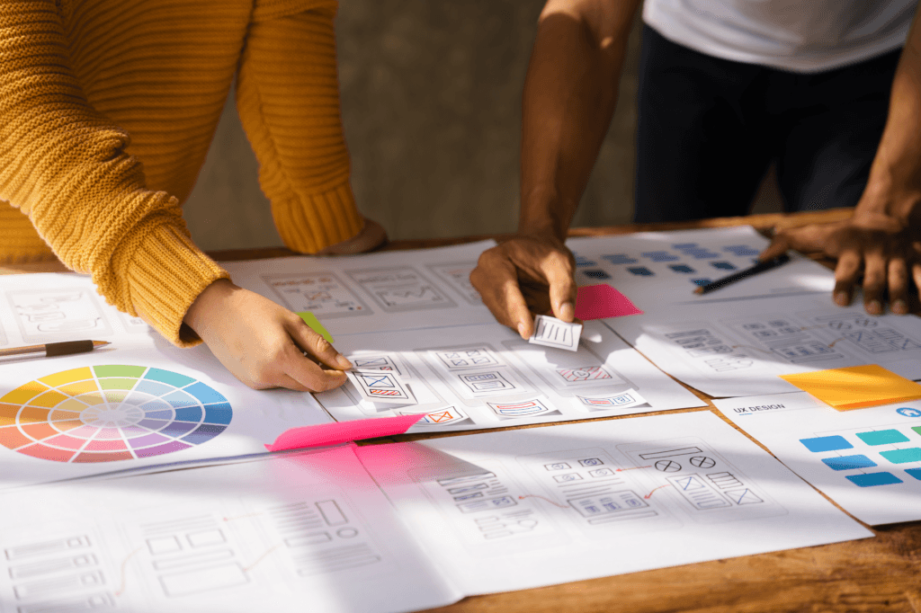 ux-developer-and-ui-designer-brainstorming-about-m-2022-11-02-04-19-22-utc 1 | YZZY Agency | YZZY Agency