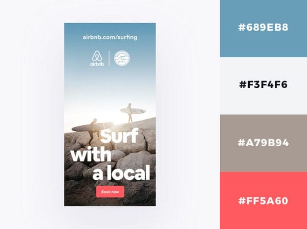 The Role Of Color Psychology In Branding And Web Design - Color Psychology - Yzzy Agency - Ui/Ux Design Airbnb color palette