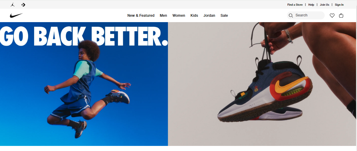 Nike storytelling example