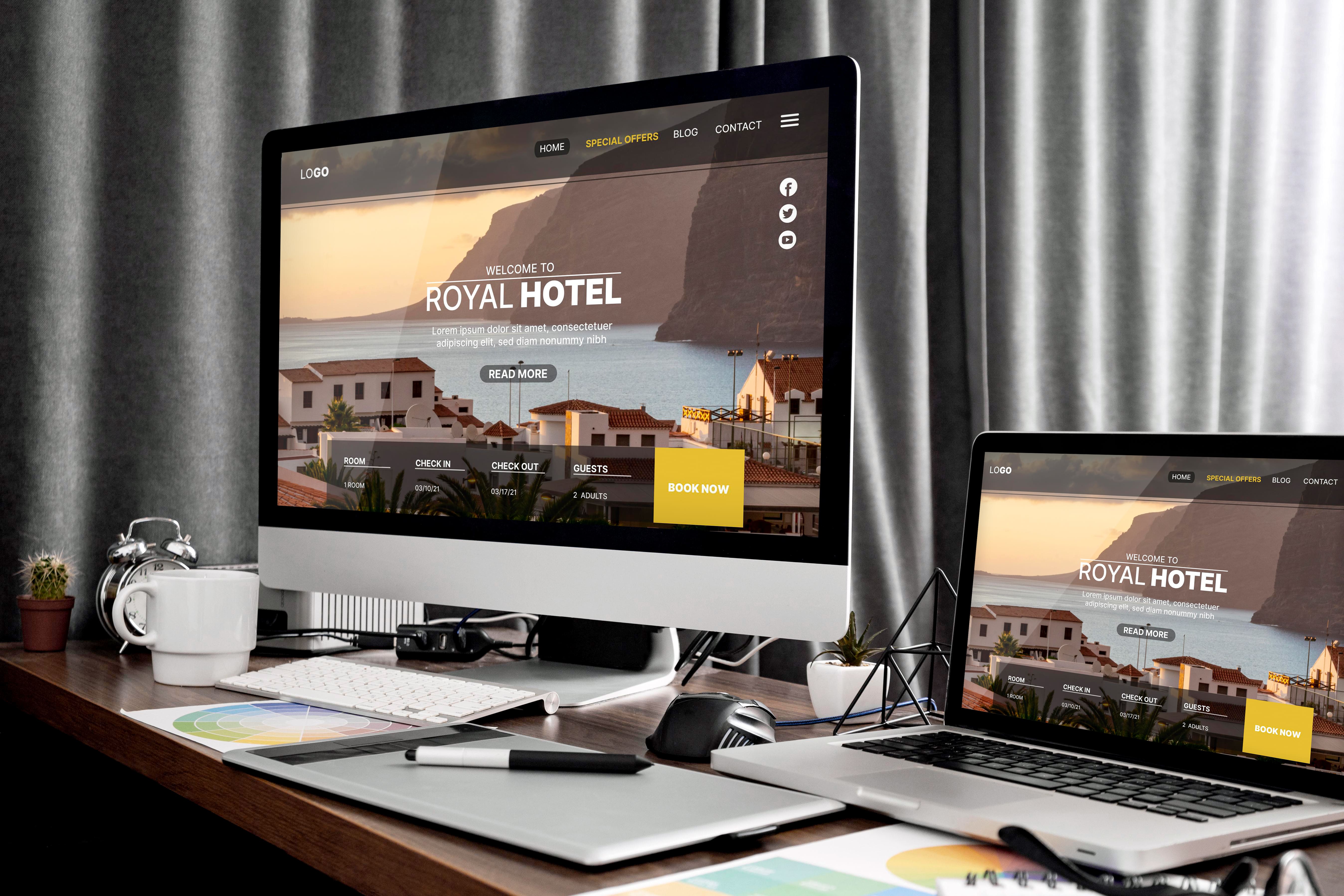 How Custom Web Design Can Set You Apart From The Competition - Web Design - Web Design - web design - homepage seen computer screen 1 - branding