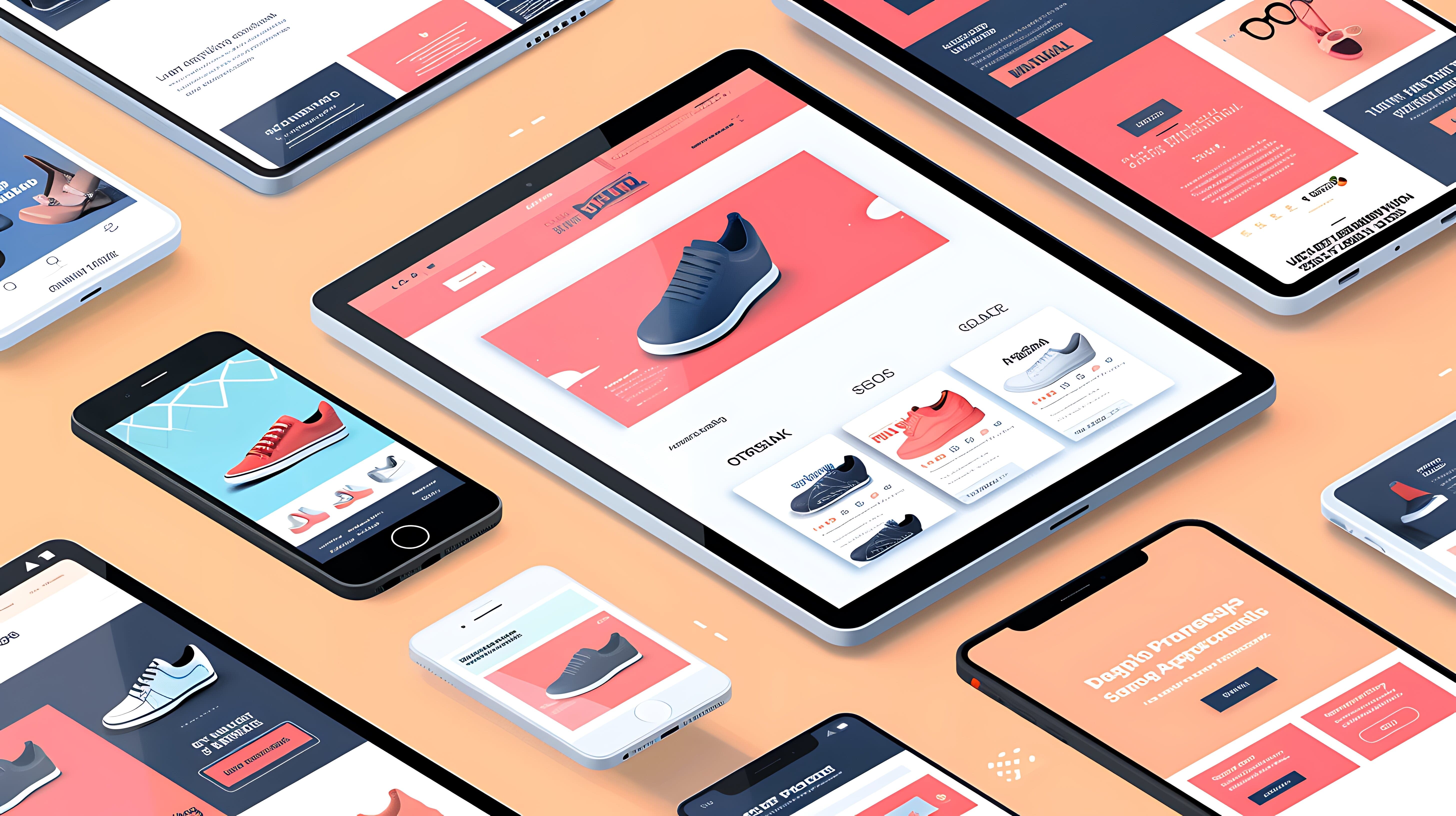 Mobile Optimization: Why It’s Non-Negotiable For Modern Websites - Mobile Optimization - Web Design - mobile optimization - smart phone displays collection shoes display 1 - web design