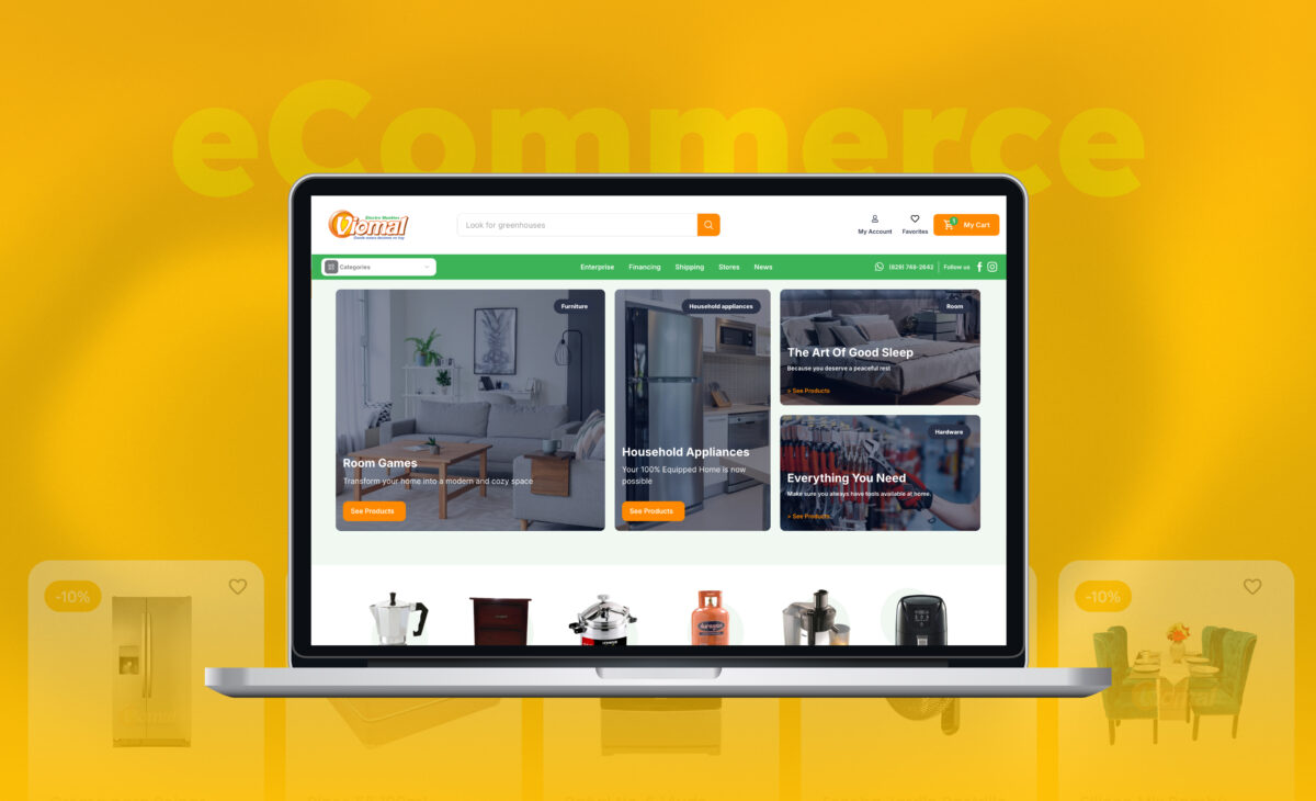 Viomal Store - Tejeda Morel - Web Design Hero viomal store